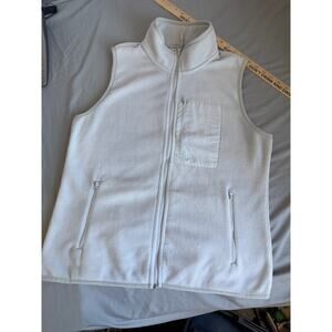 Telluride Clothing co. Women's light Grey Fleece Vest size Large